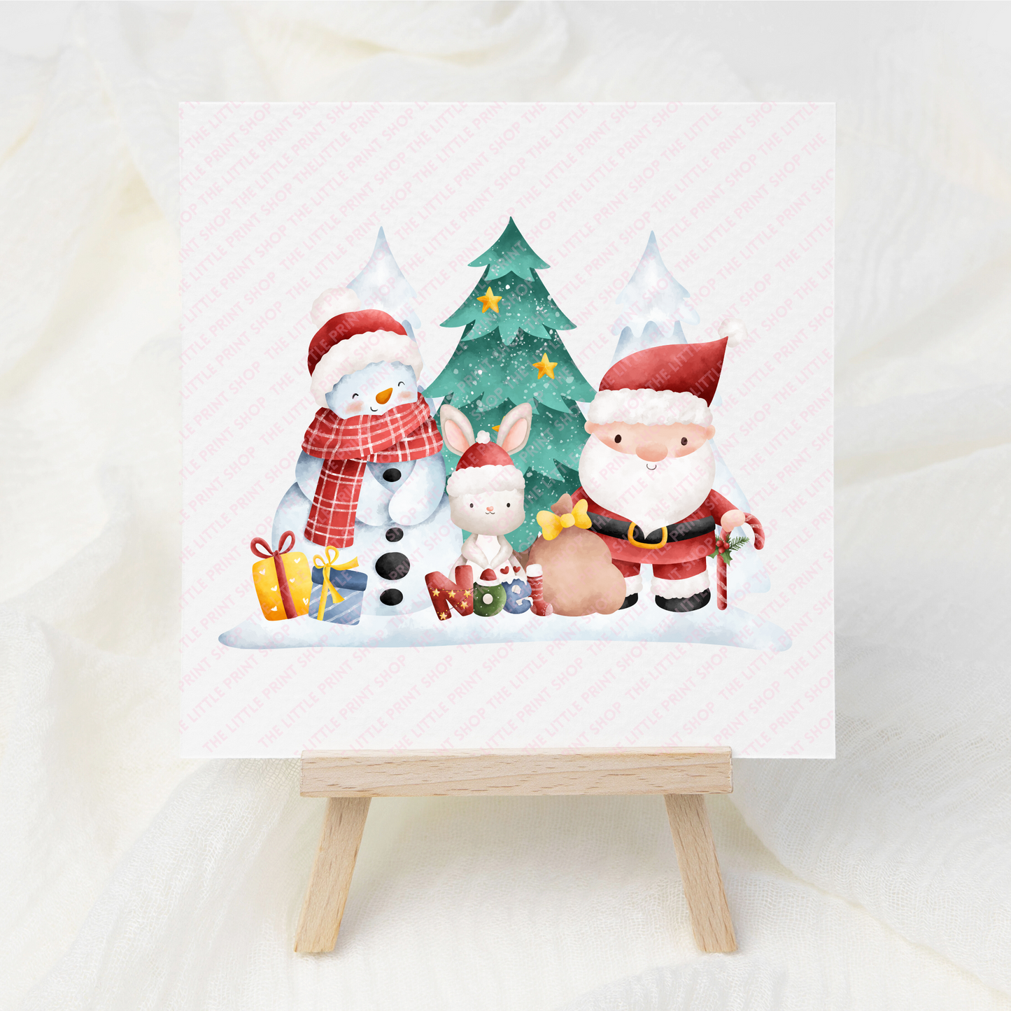 Christmas Scene #2 - UV DTF 3 inch Decal