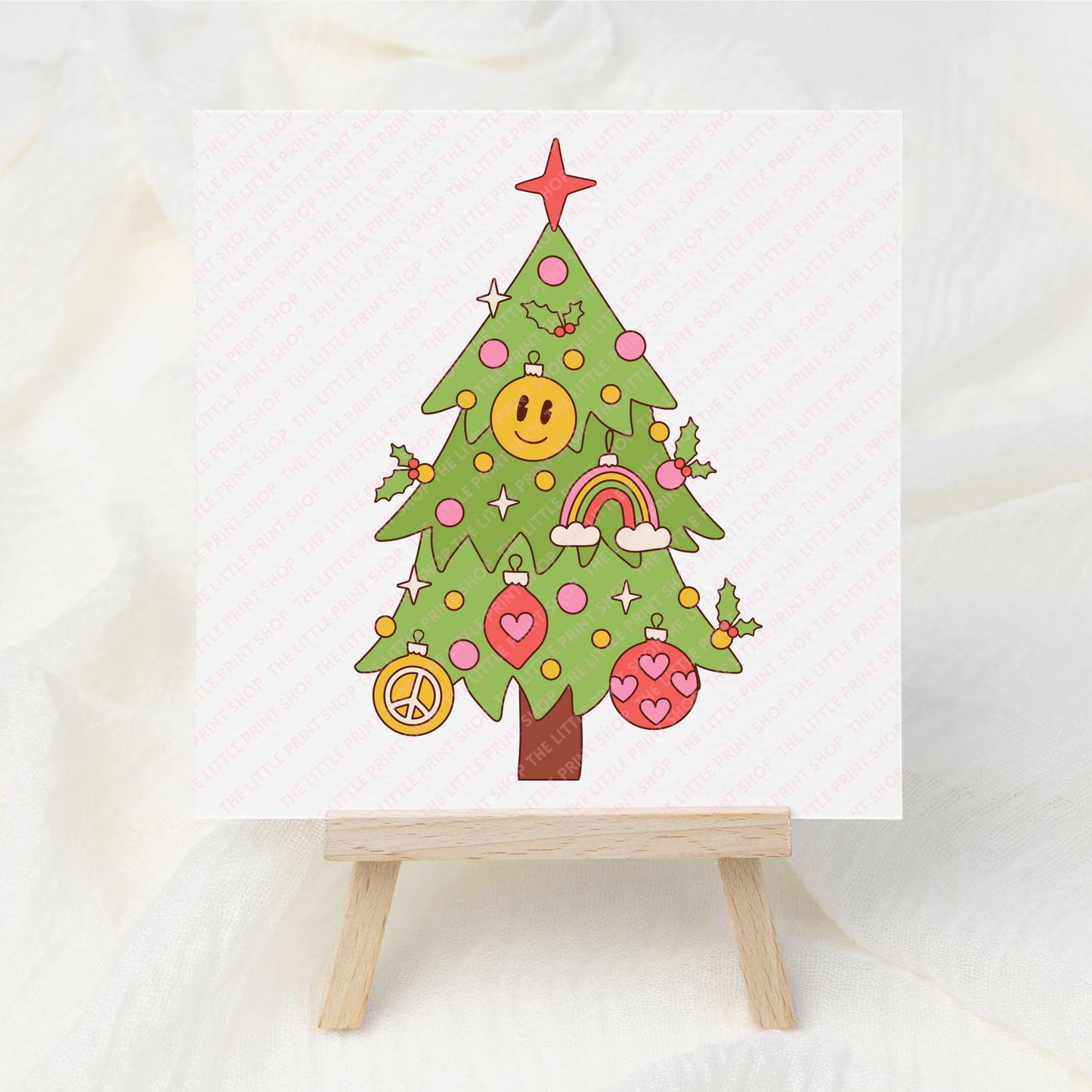 Hippie Tree - UV DTF 3 inch Decal