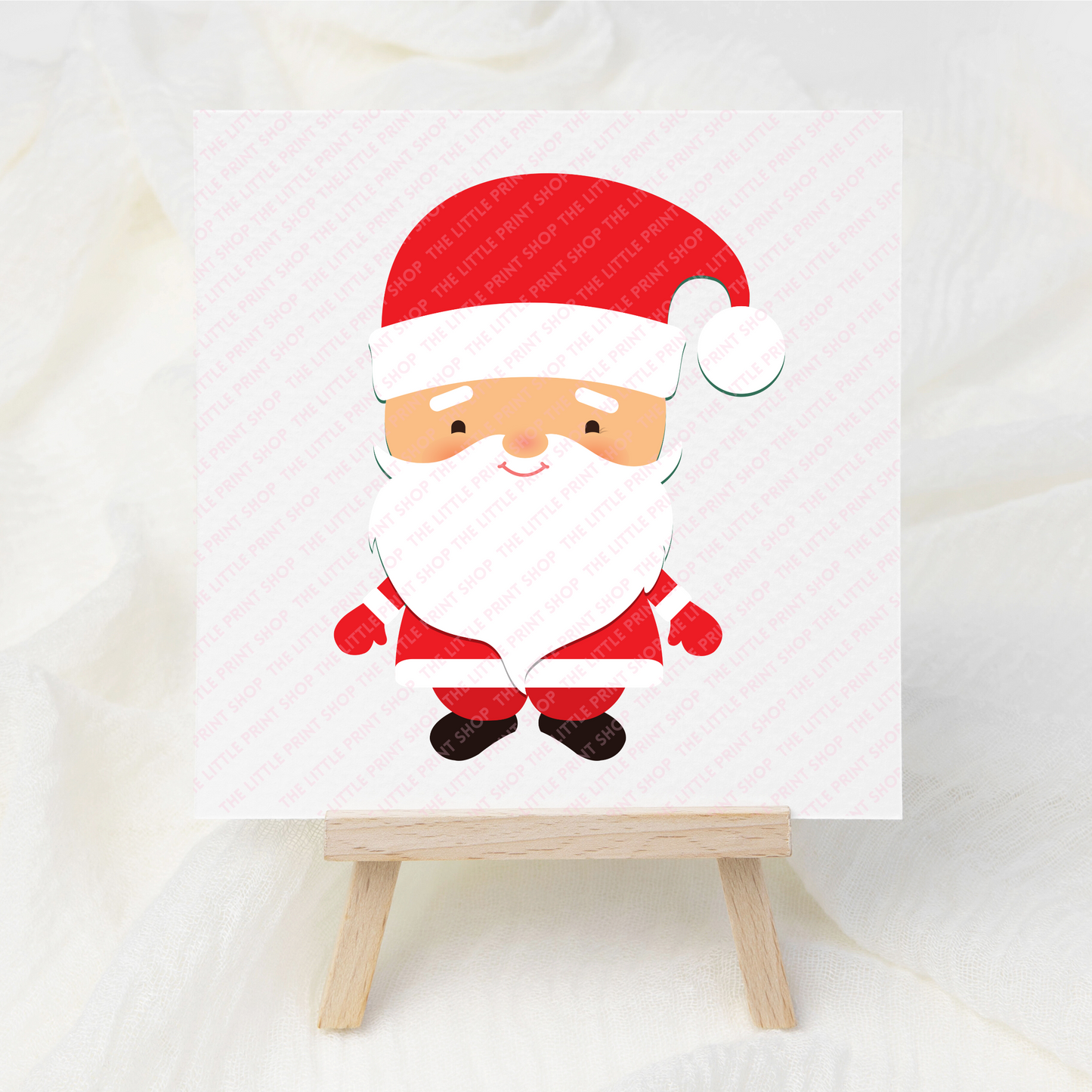 Cute Santa - UV DTF 3 inch Decal