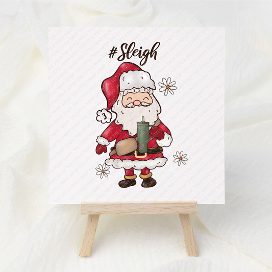 #SLEIGH - UV DTF 3 inch Decal