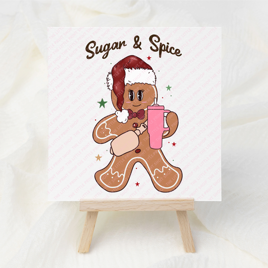 Sugar & Spice - UV DTF 3 inch Decal