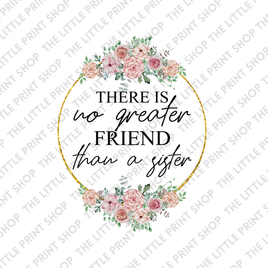 No Greater Friend - UV DTF 3 inch Decal