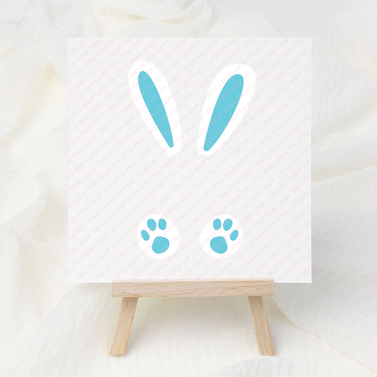 Boy Bunny - UV DTF Decal
