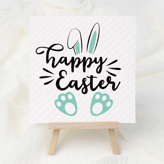 Happy Easter Green - UV DTF Decal