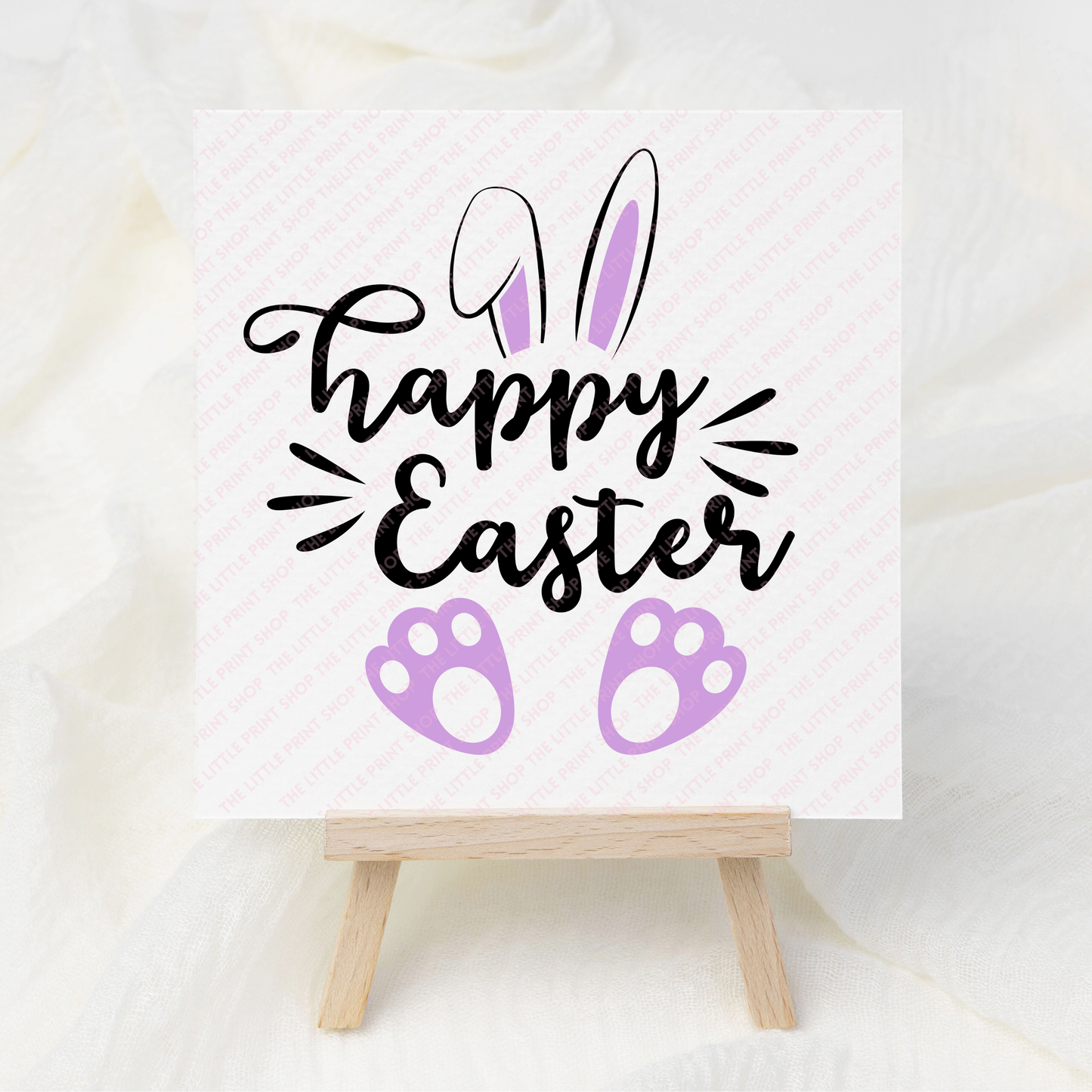 Happy Easter Purple - UV DTF Decal