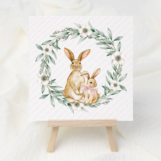 Bunny Border - UV DTF Decal