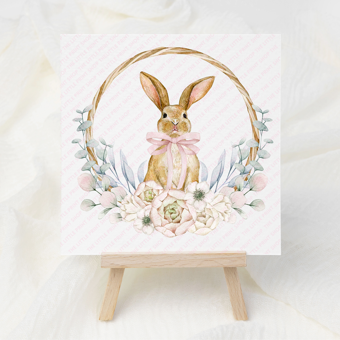 Single Bunny Border - UV DTF Decal