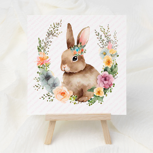 Spring Bunny - UV DTF Decal