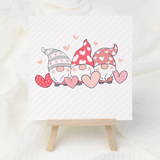 Gnome Trio - UV DTF 3 inch Decal
