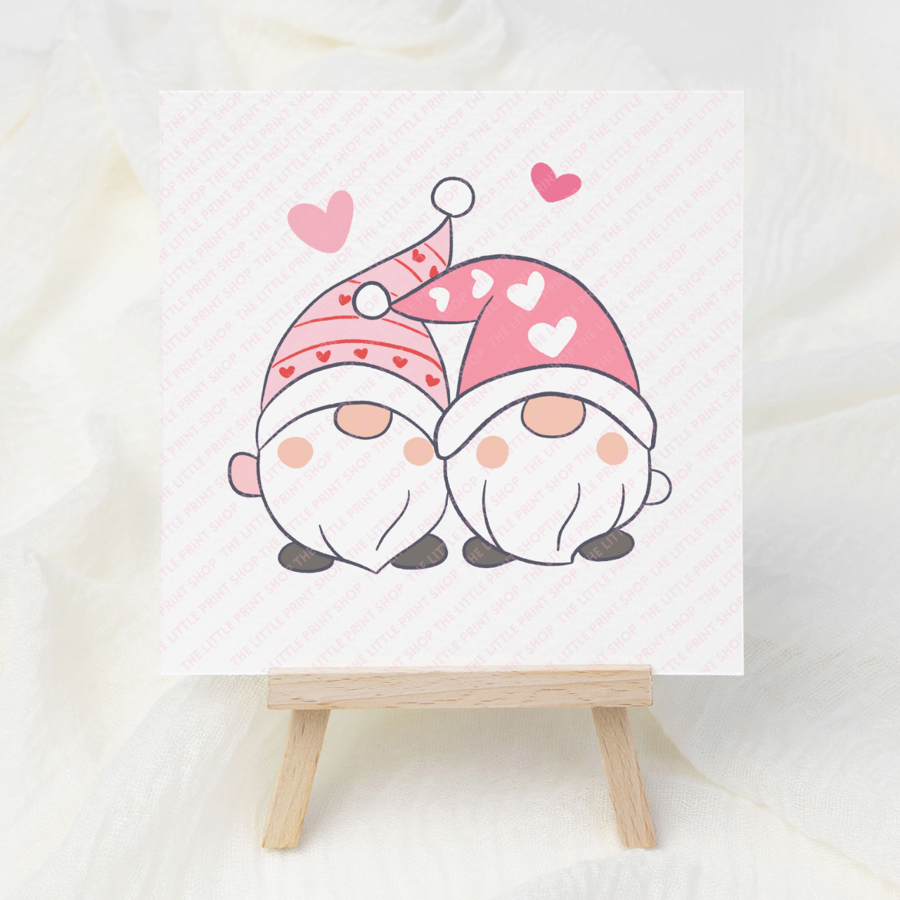 Gnome Double Love - UV DTF 3 inch Decal