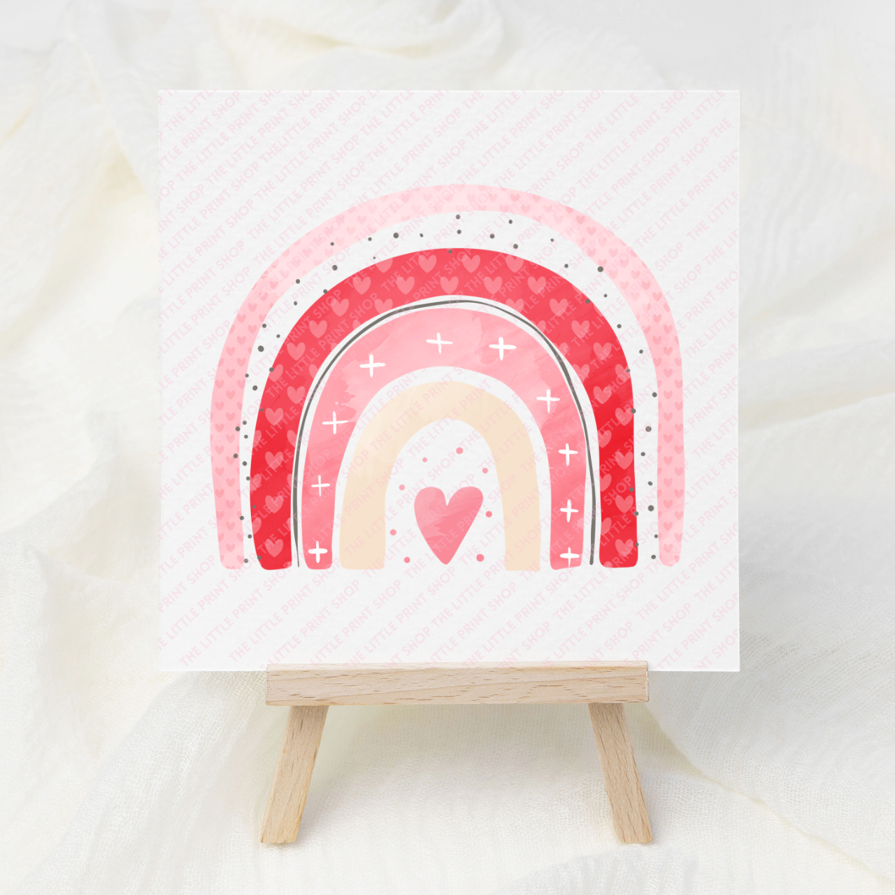 Valentine Rainbow - UV DTF 3 inch Decal
