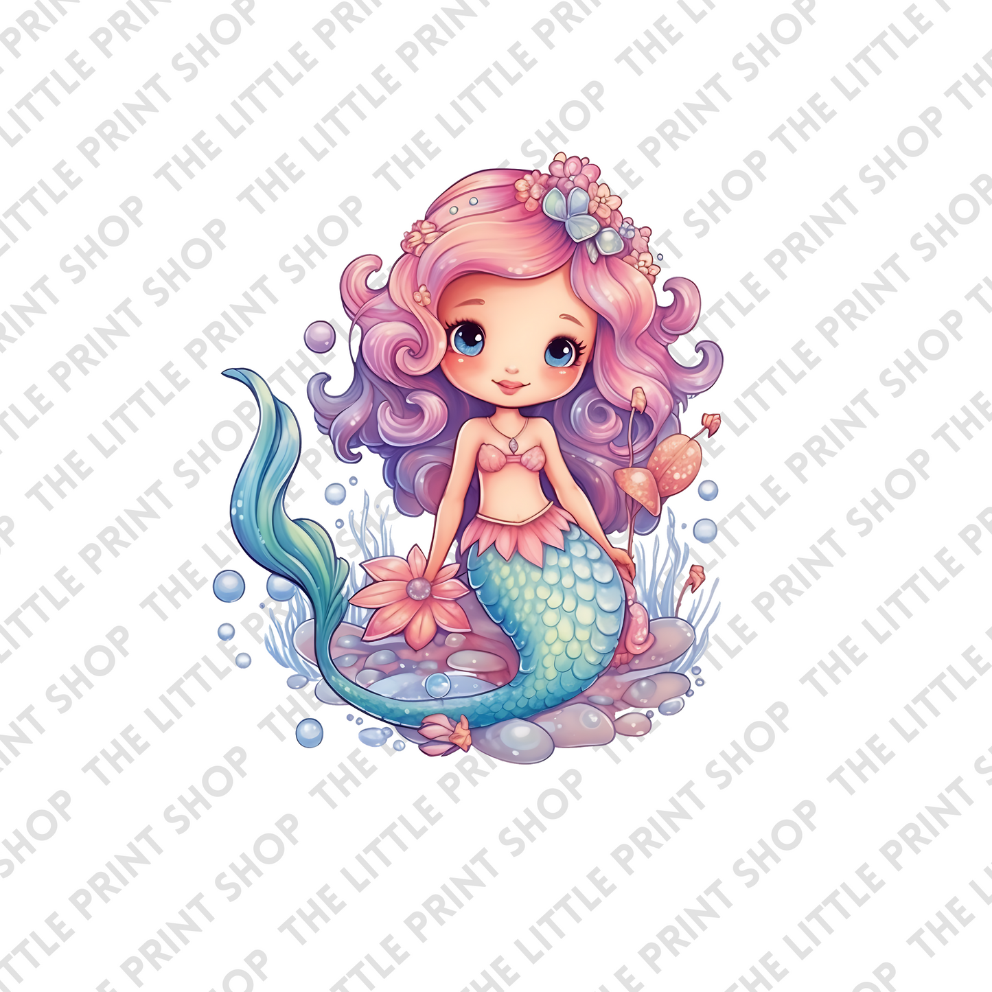 Mermaid - UV DTF 3inch Decal