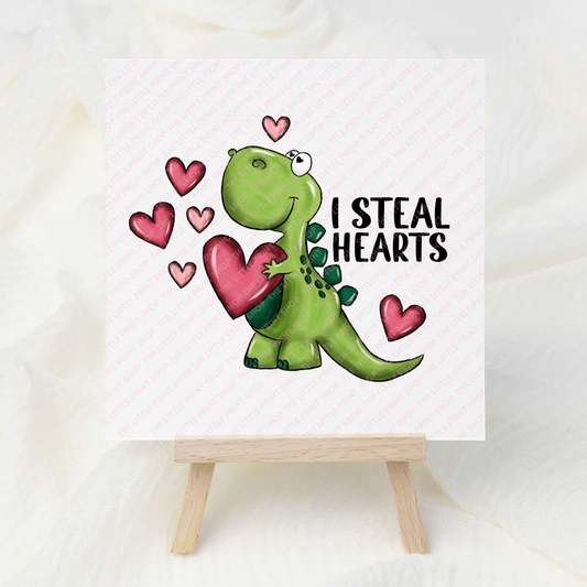 Dino Hearts - UV DTF 3 inch Decals