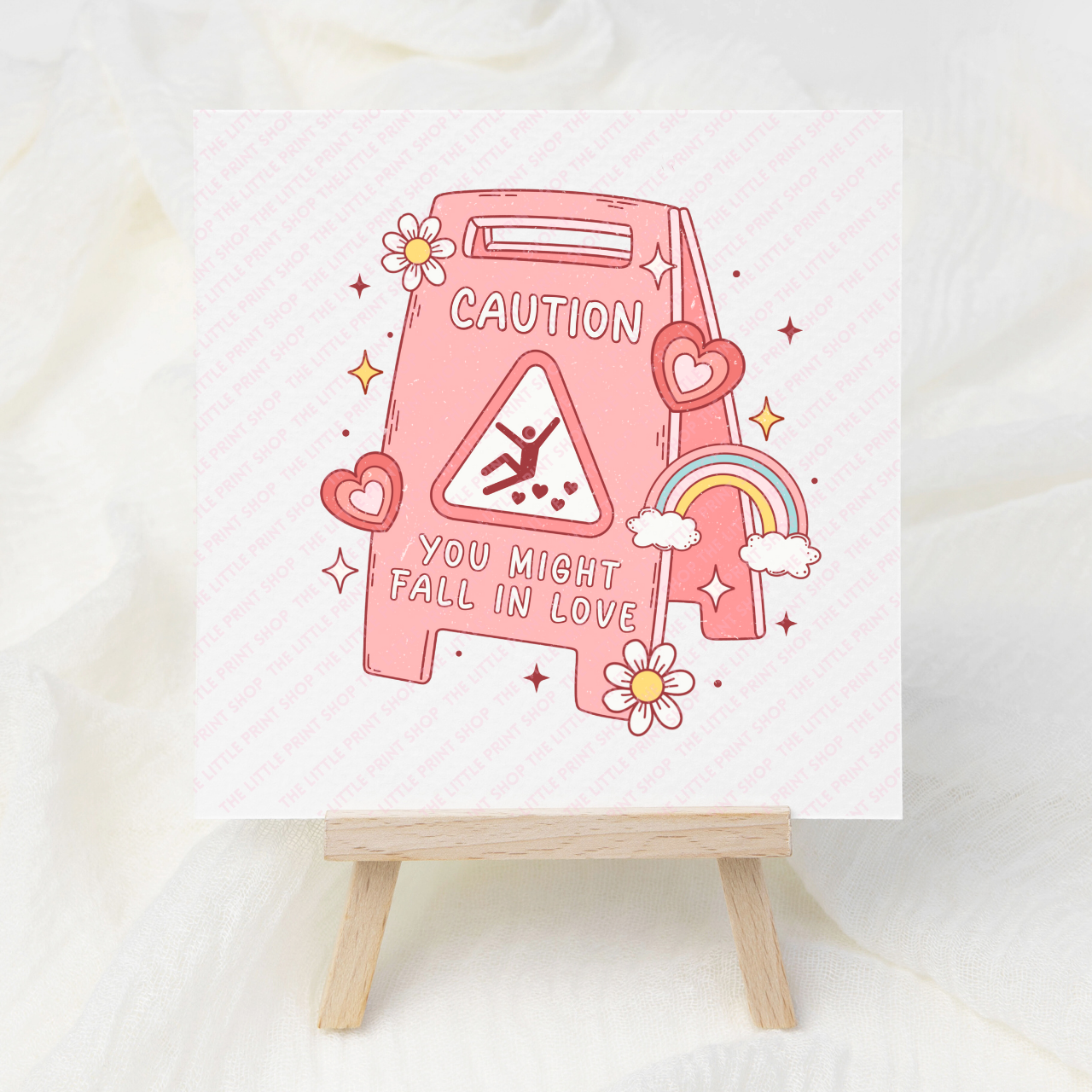 Caution - UV DTF 3 inch Decals – Little Print Shop