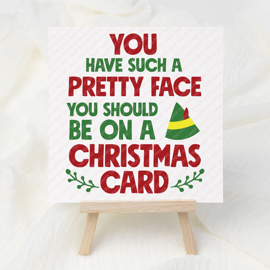 Christmas Slogan  - UV DTF 3 inch Decal