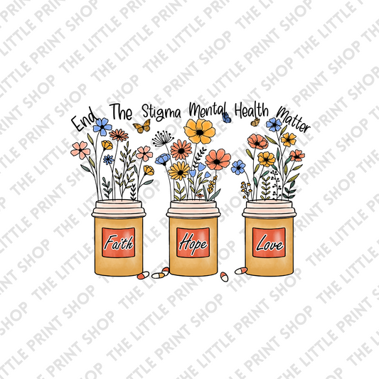 Mental Health Matter - UV DTF 3 inch Decal