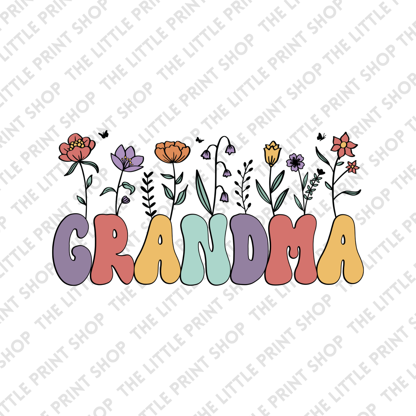 Grandma - UV DTF 3 inch Decal