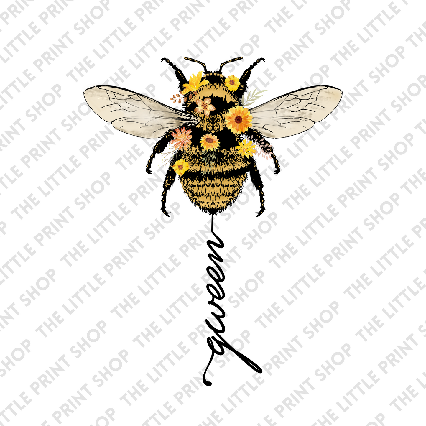 Queen Bee - UV DTF 3 inch Decal