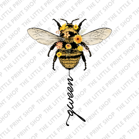 Queen Bee - UV DTF 3 inch Decal