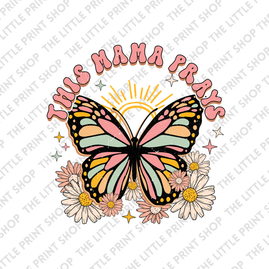This Mama Prays - UV DTF 3 inch Decal