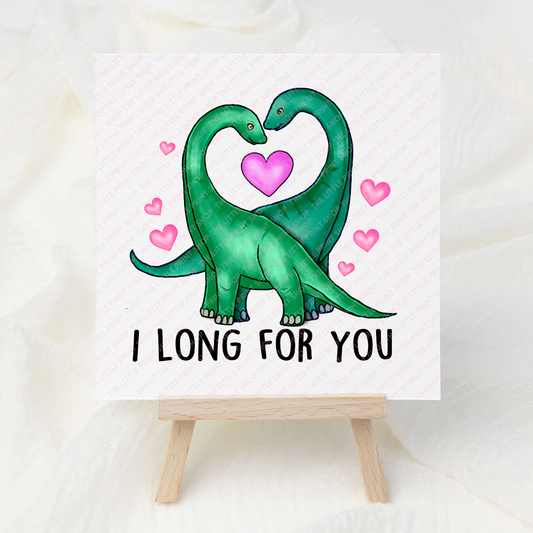 I Long For You - UV DTF 3 inch Decals