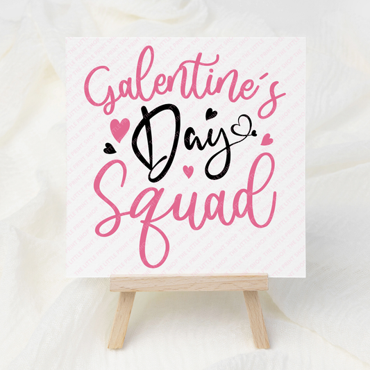 Galentines Squad - UV DTF 3 inch Decals