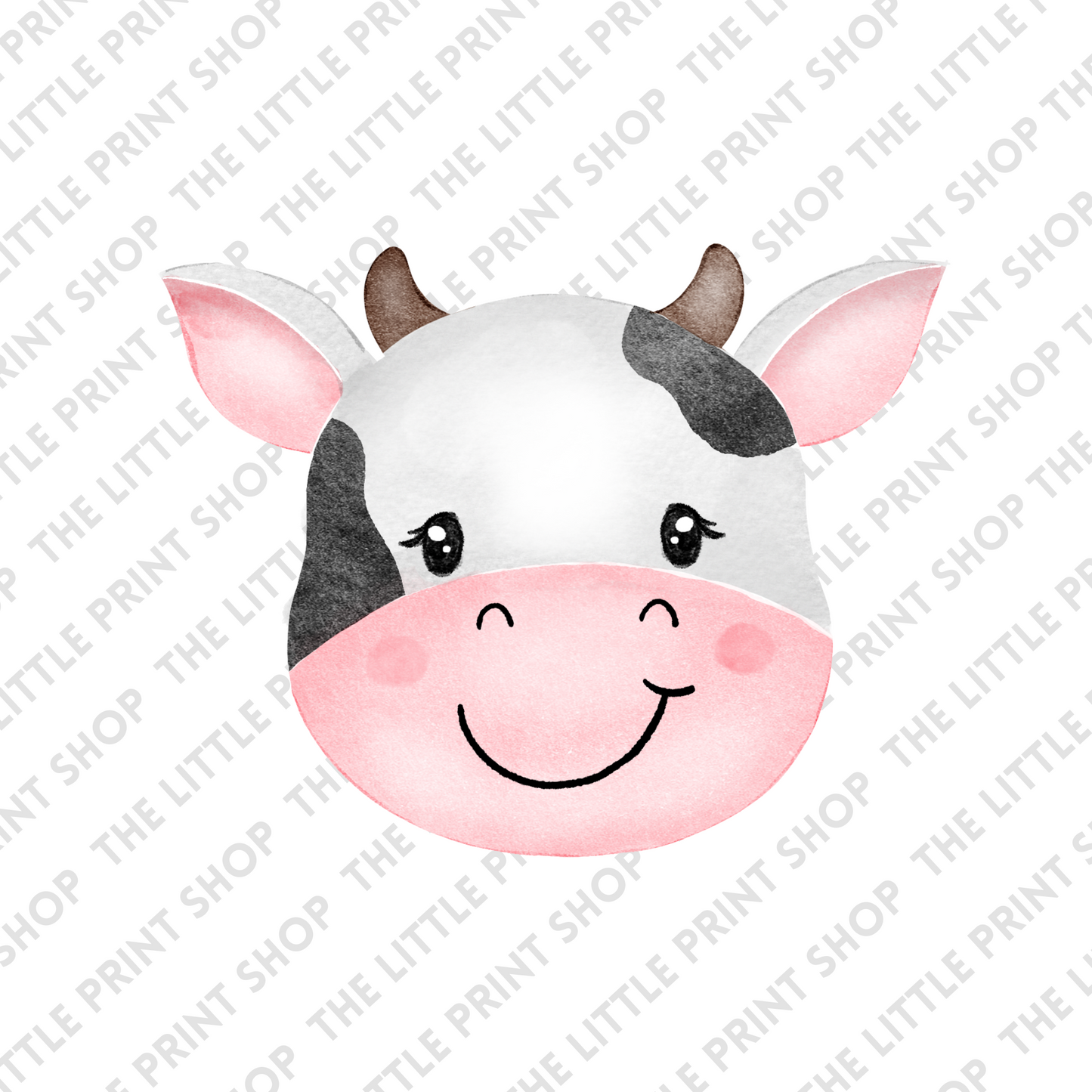 Moo Face - UV DTF 3 inch Decals