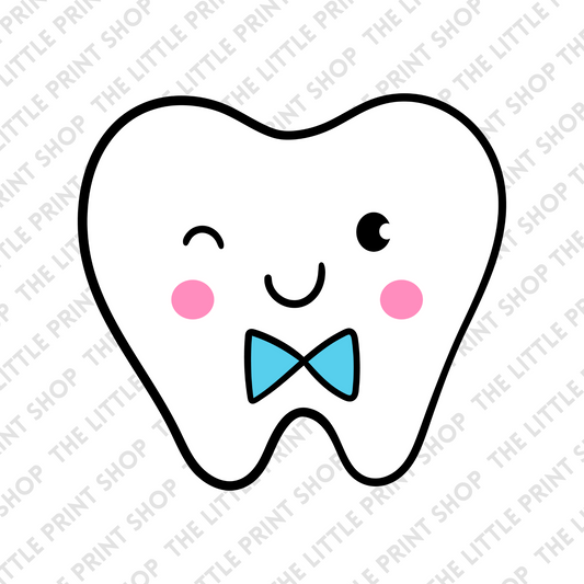 Tooth Fairy - Blue - UV DTF 3 inch Decals