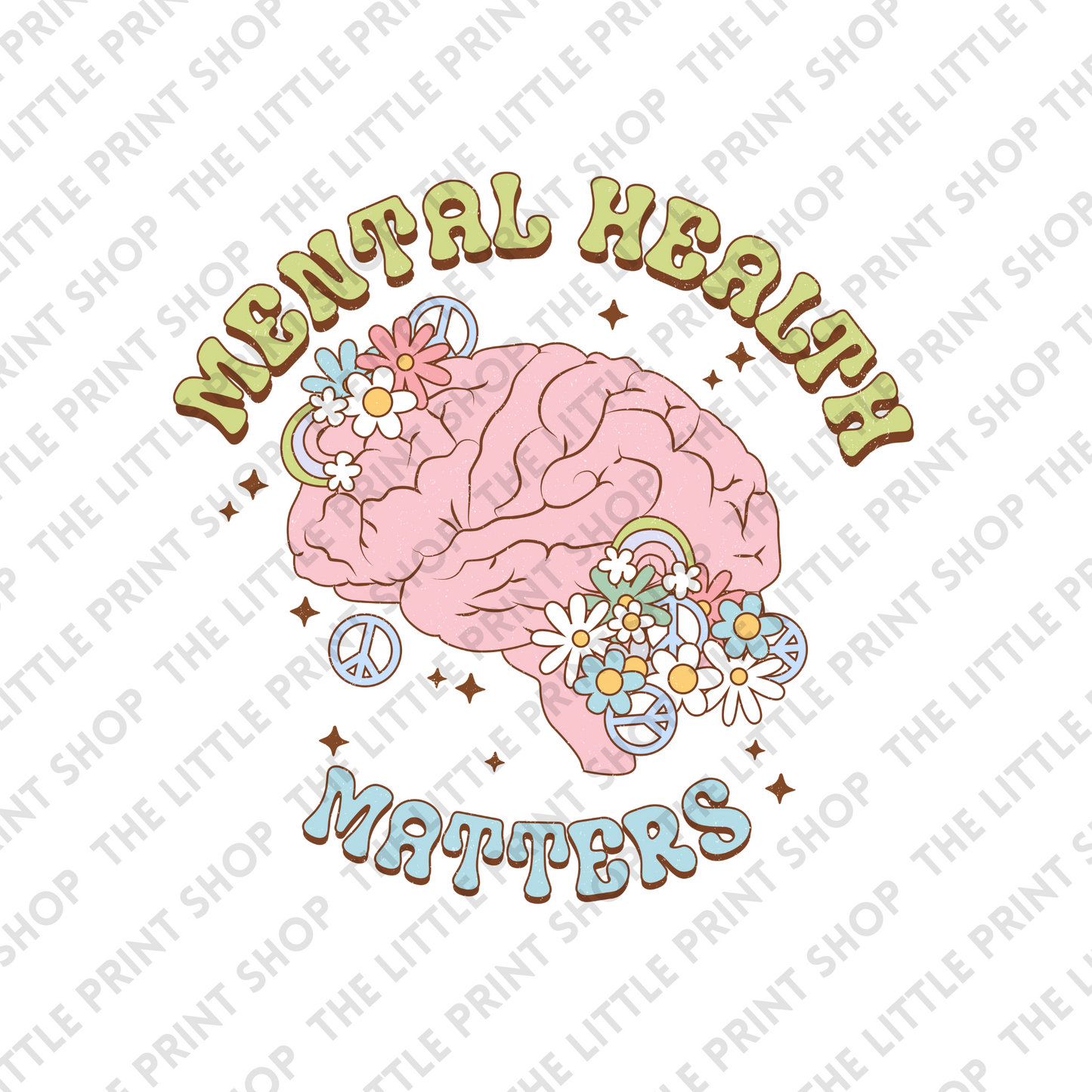 Mental Health Matters - UV DTF 3 inch Decals