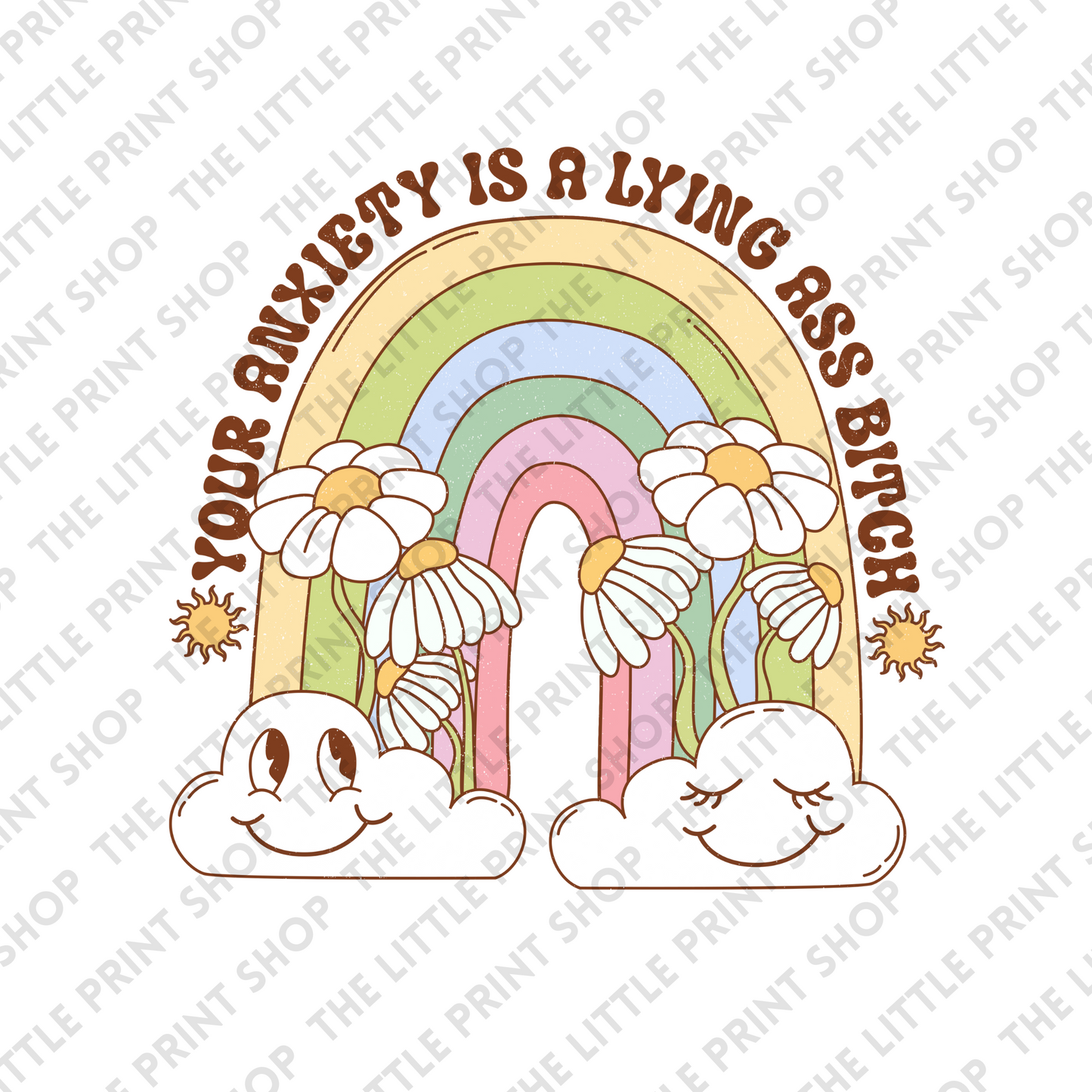 Mental Health Rainbow - UV DTF 3 inch Decals