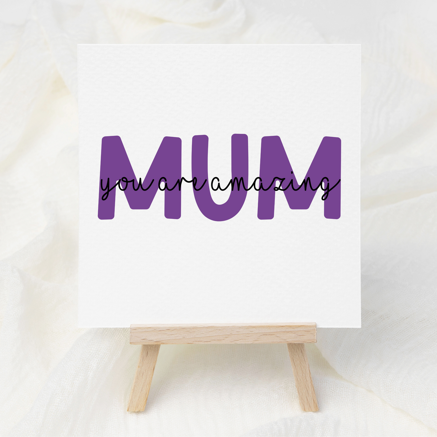 MUM - You Are Amazing - Purple - UV DTF 3 inch Decals