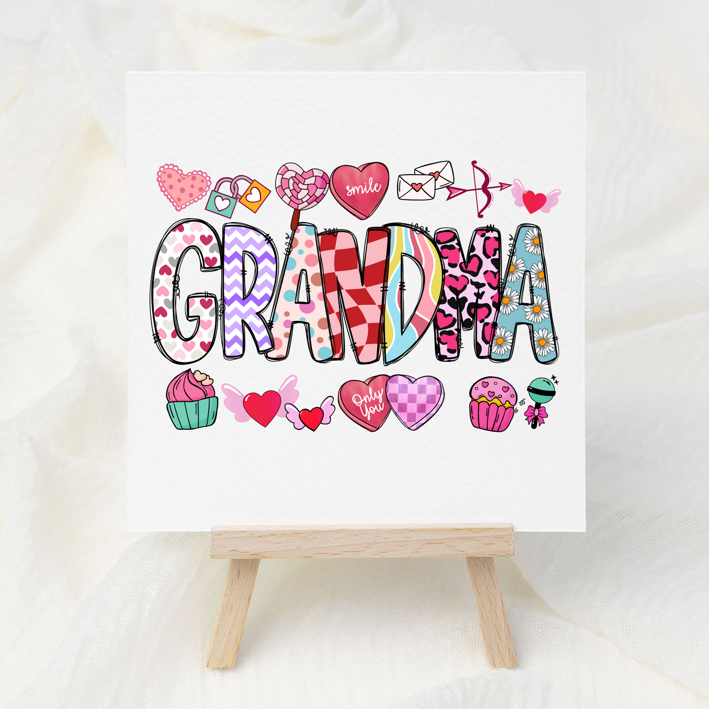 Grandma - UV DTF 3 inch Decals