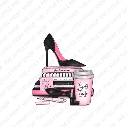 Boss Lady - UV DTF 3 inch Decals