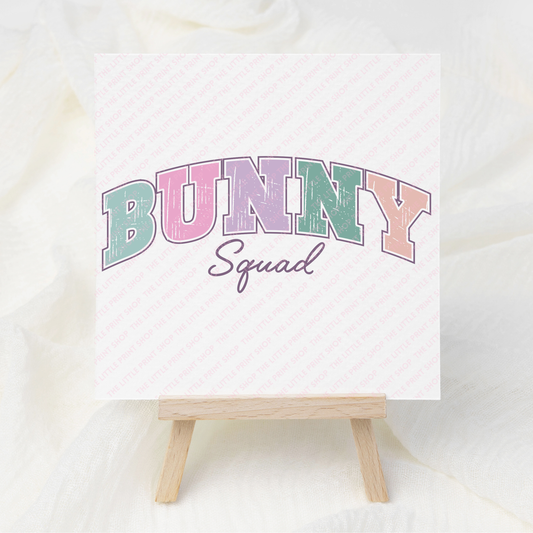Bunny Squad - UV DTF 3 inch Decals