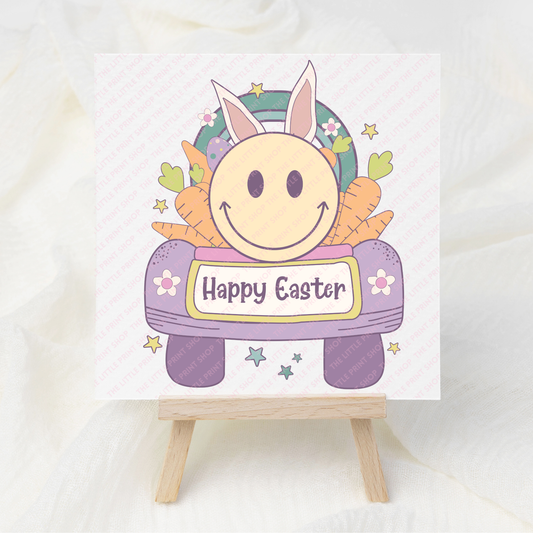 Happy Easter - UV DTF 3 inch Decals