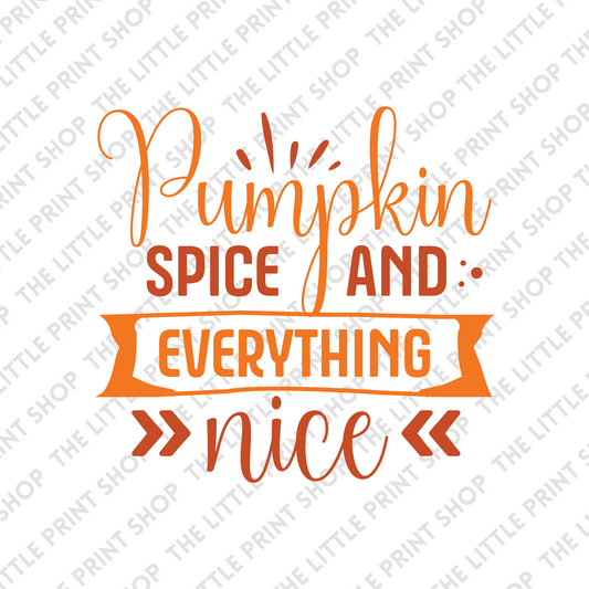Pumpkin Spice!  - UV DTF 4inch Decal