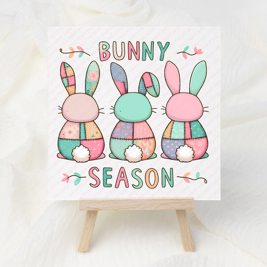 Bunny Season - UV DTF Decal