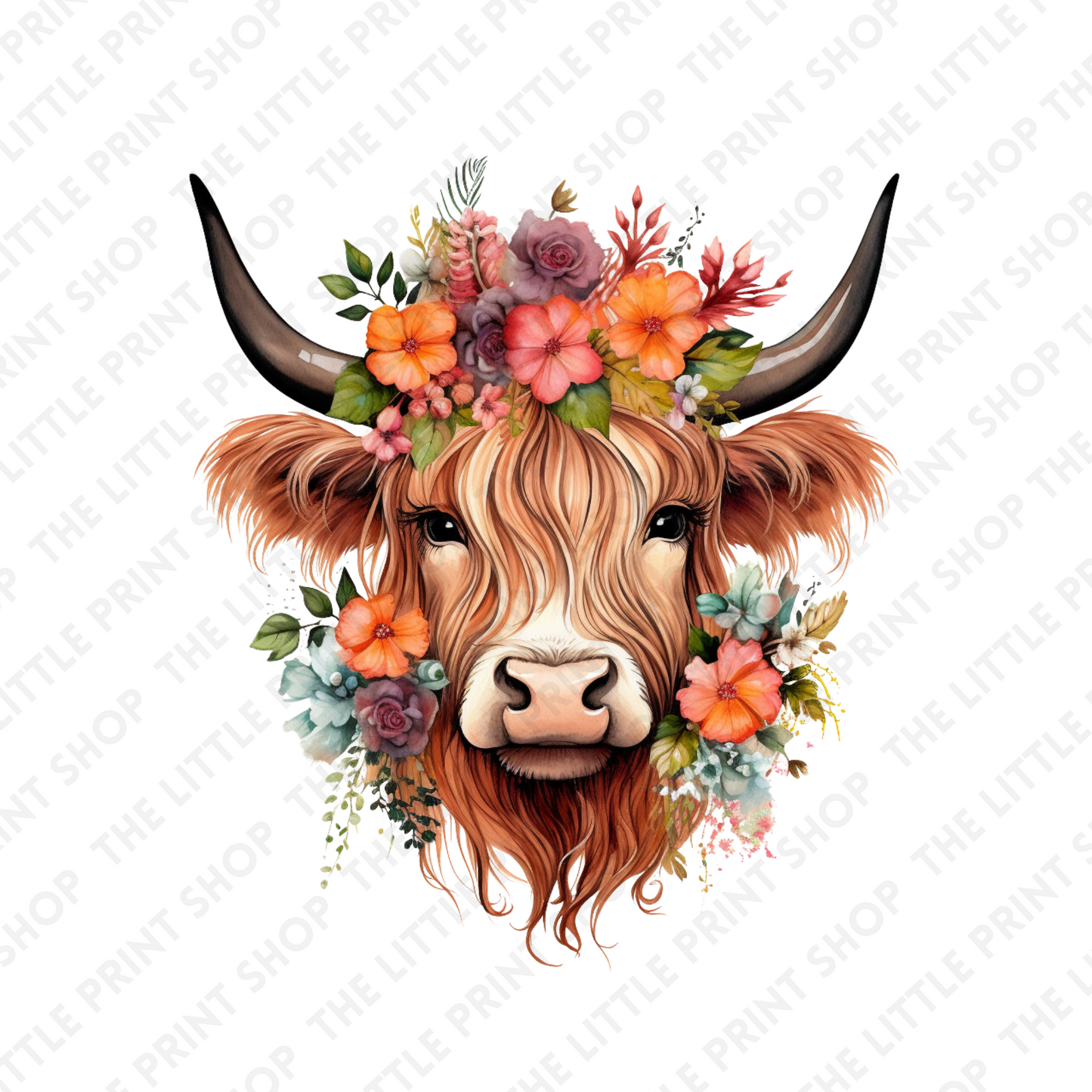 Highland Cow - UV DTF 3 inch Decals