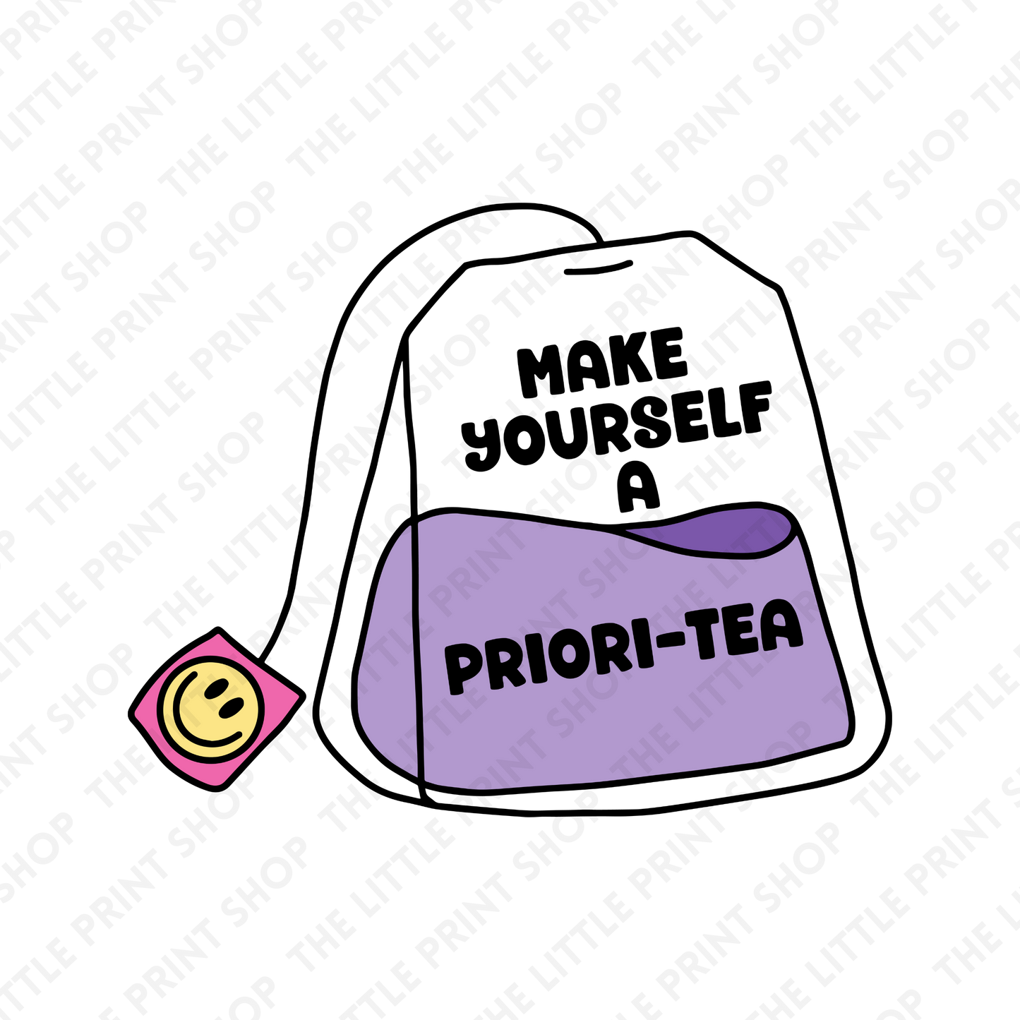 Priori-Tea  - UV DTF 3 inch Decals