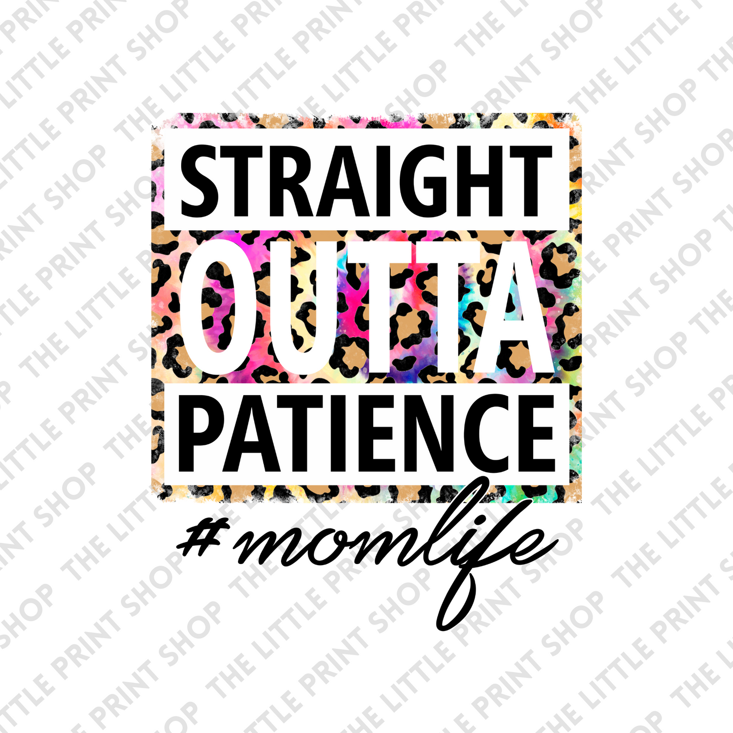 Straight Outta - UV DTF 3 inch Decal