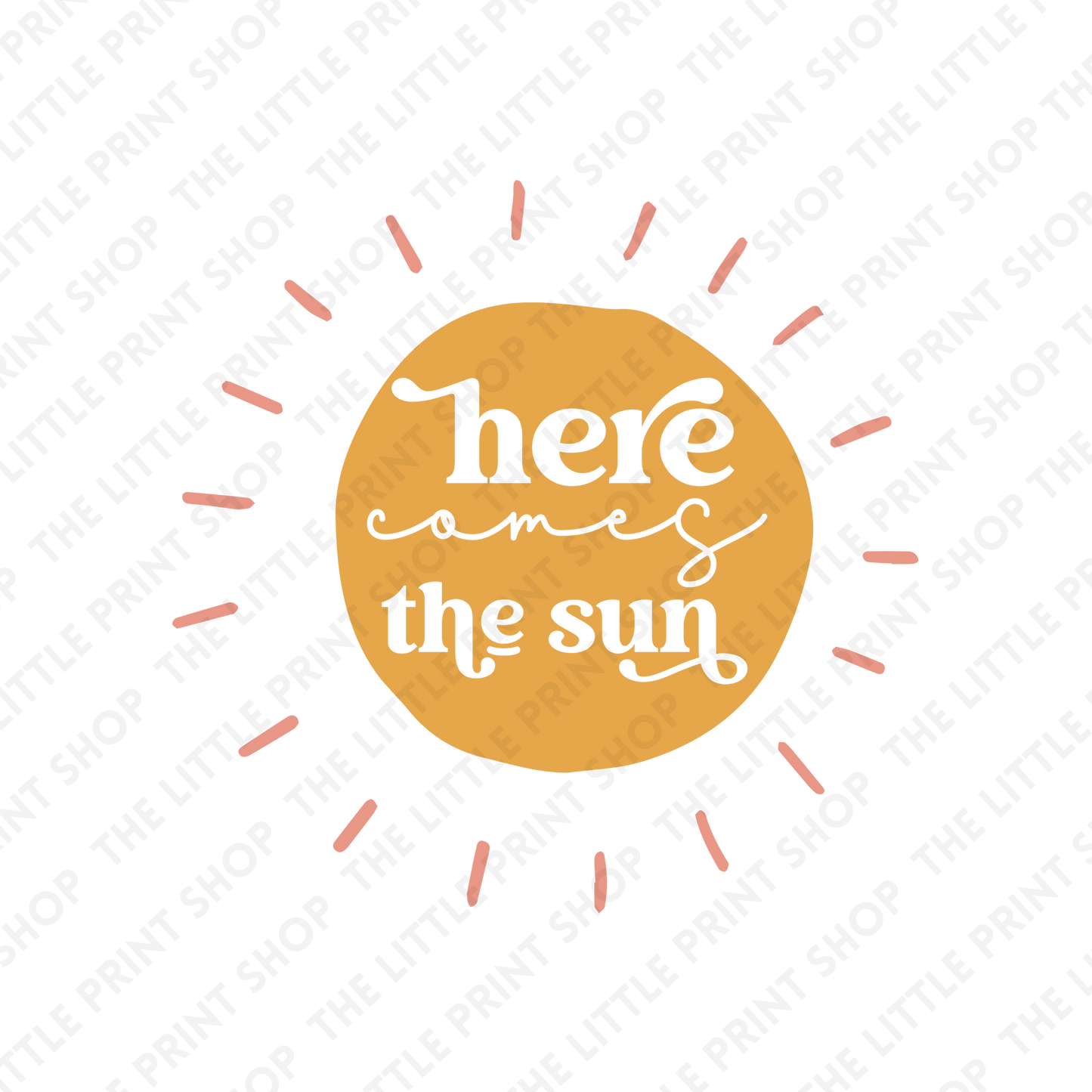 There Comes The Sun - UV DTF 3 inch Decals
