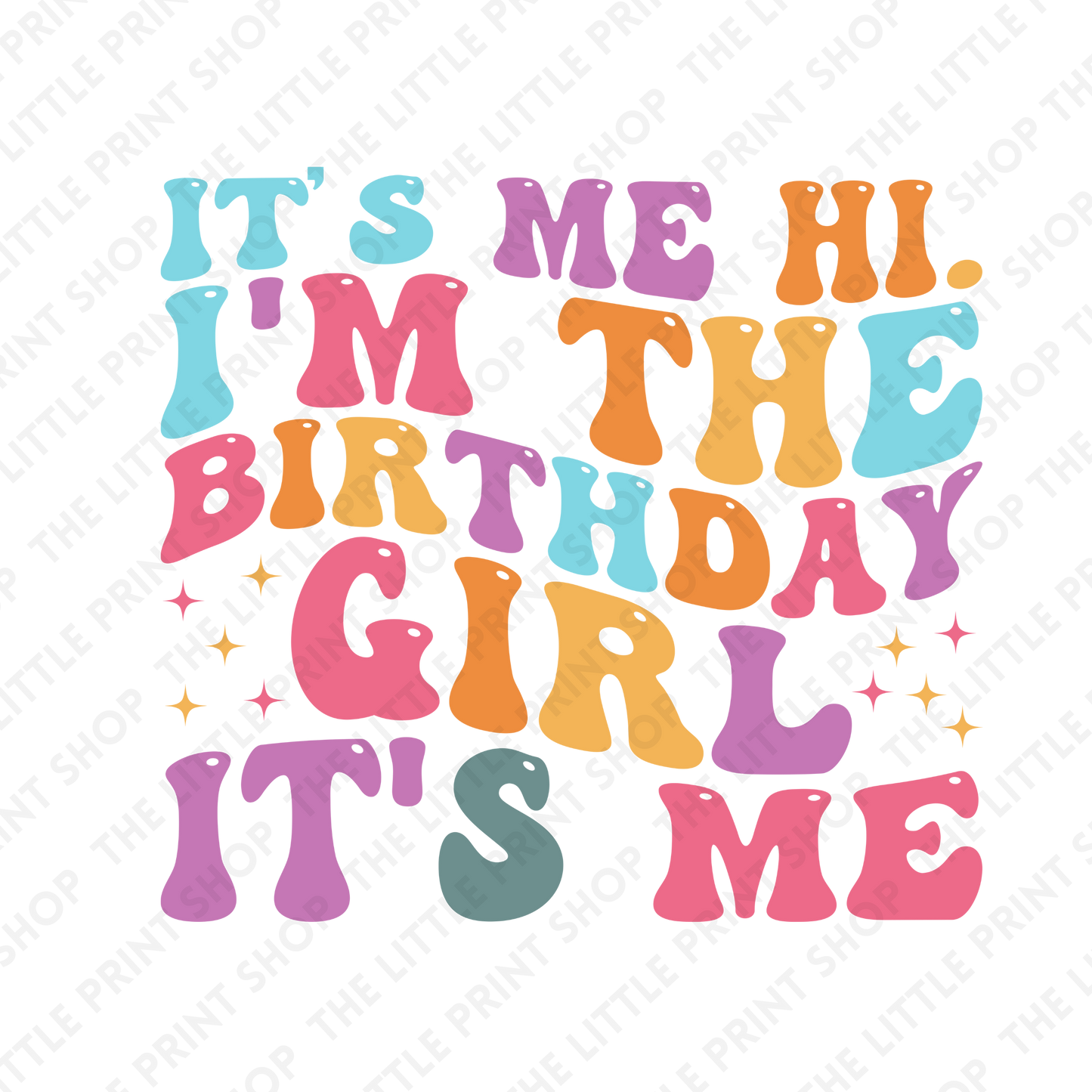 Birthday Girl - UV DTF 3 inch Decals