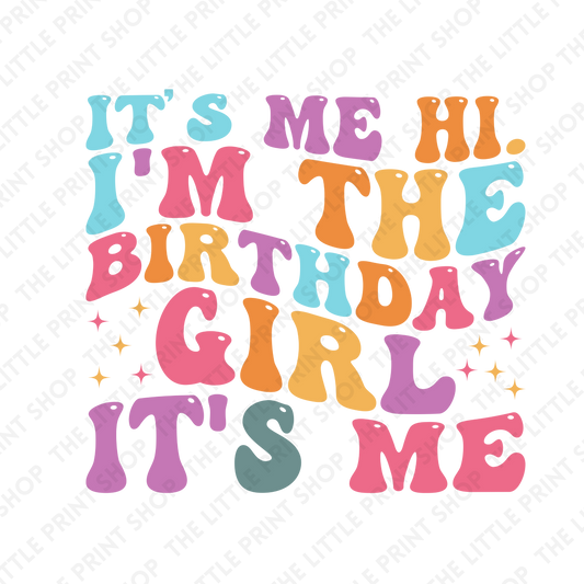 Birthday Girl - UV DTF 3 inch Decals