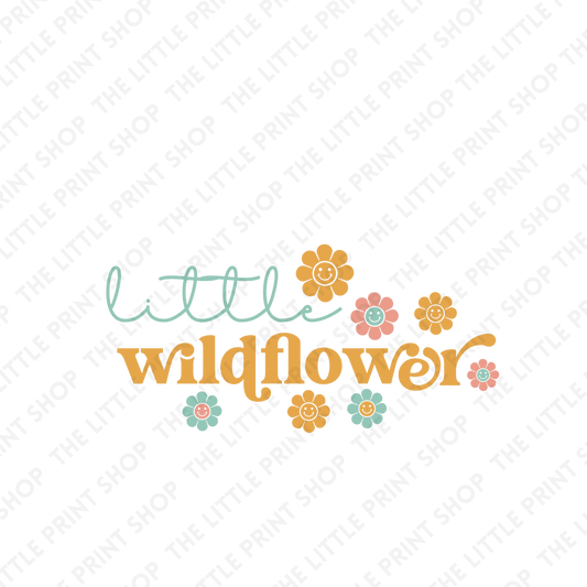 Little Wildflower - UV DTF 3 inch Decals