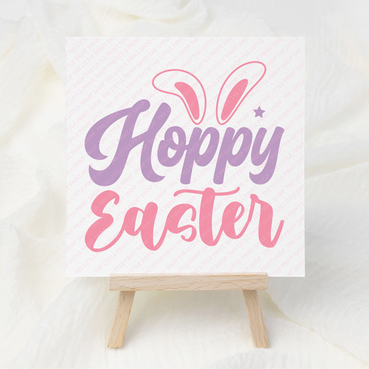 Hoppy Easter Ears - UV DTF 3 inch Decals