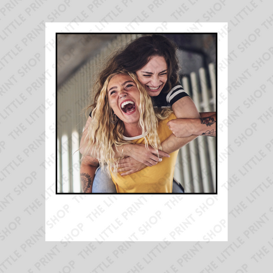 Polaroid - Plain or Add Message - UV DTF 3 inch Decals