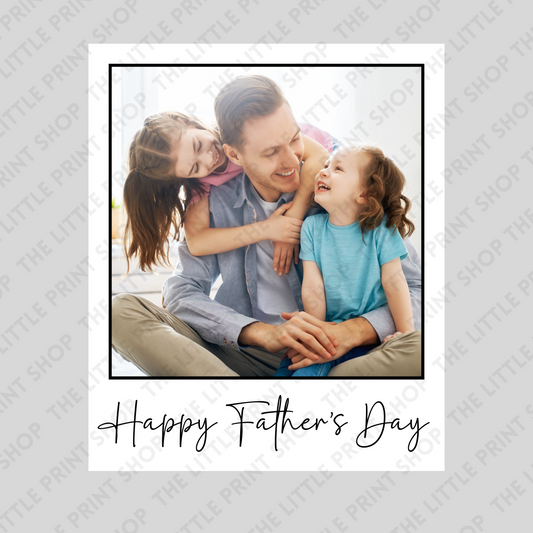 Polaroid - Father's Day - UV DTF 3 inch Decals