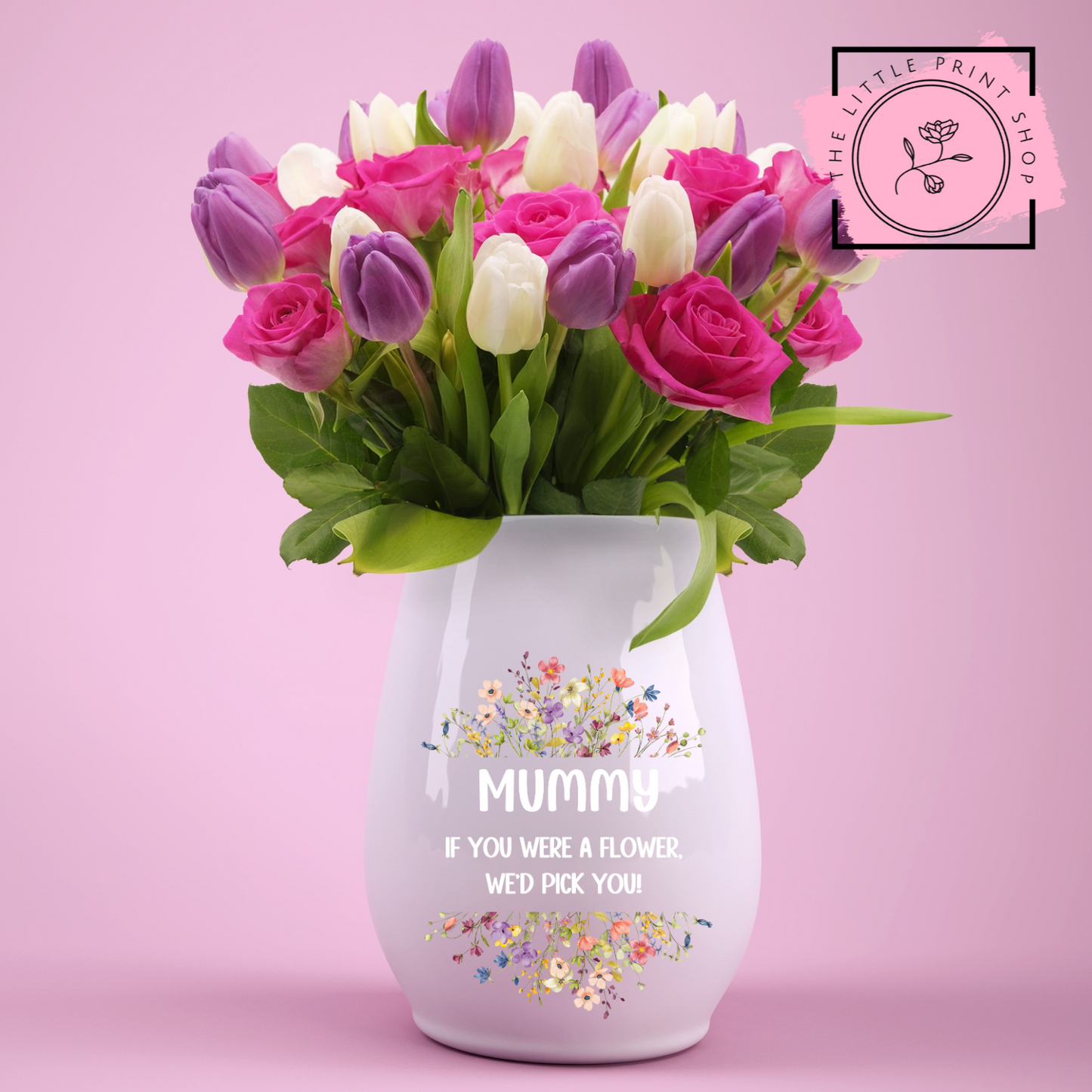 If You Were A Flower - Mummy - UV DTF 4 inch Decals