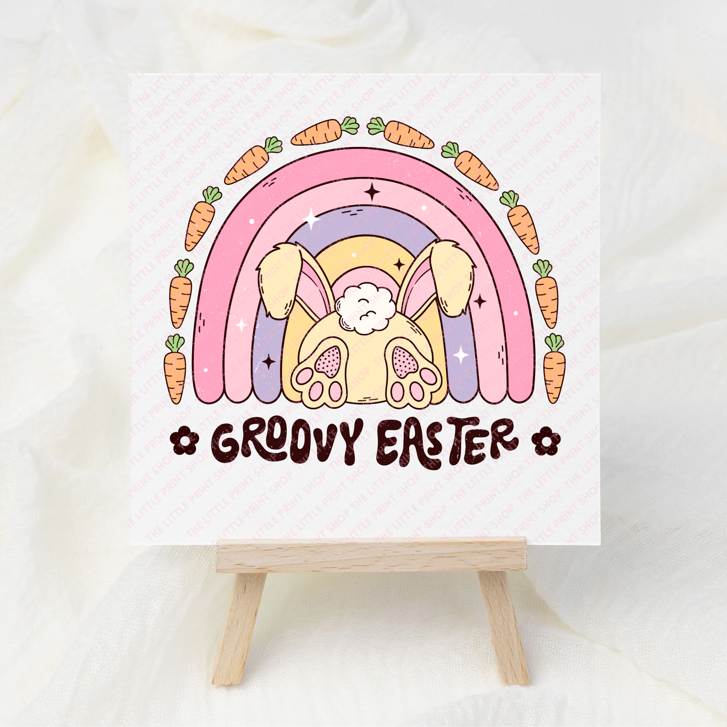 Groovy Easter - UV DTF 3 inch Decals