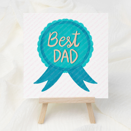 Best Dad - UV DTF 3 inch Decals